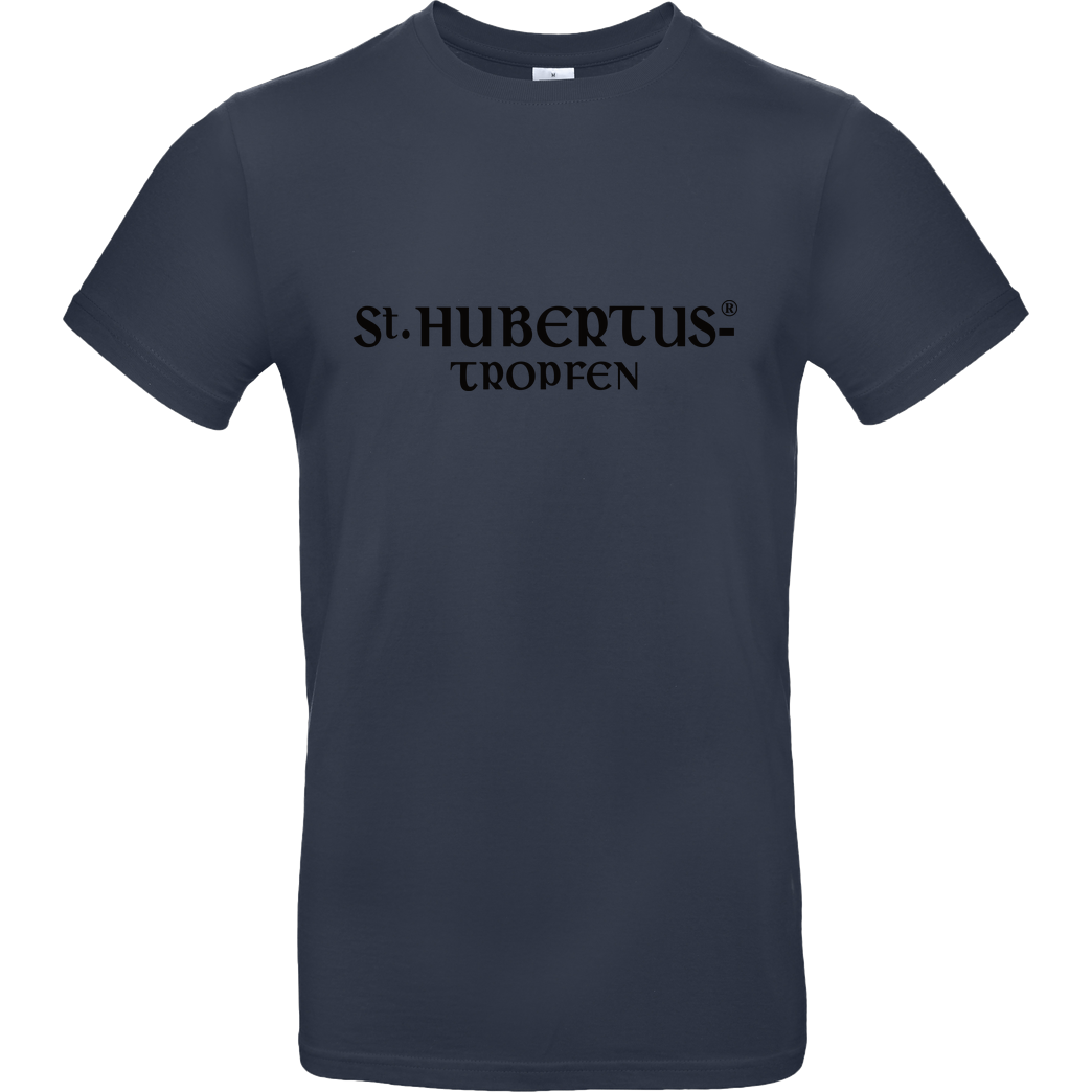 St. Hubertus Tropfen St. Hubertus - Logo T-Shirt B&C EXACT 190 - Navy