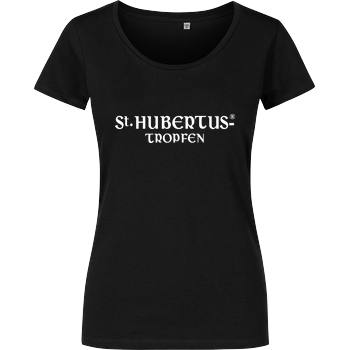 St. Hubertus - Logo Damenshirt schwarz