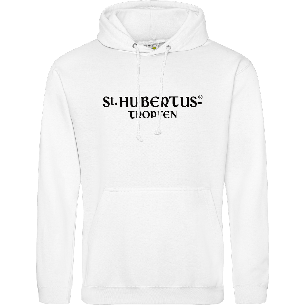 St. Hubertus Tropfen St. Hubertus - Logo Sweatshirt JH Hoodie - Weiß