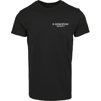 Rehbock back Schriftzug Pocket House Brand T-Shirt - Black
