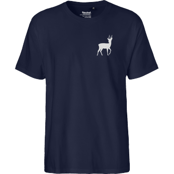 Rehbock Pocket Stick Fairtrade T-Shirt - navy